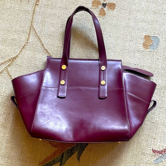 my choice Handbags - Elegant Burgundy Shoulder Bag
